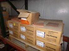 (12) Boxes Of 5x6 Round Top Cove, Brick Red, SOLD AS A LOT (Warehouse)