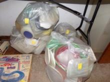(4) Bags of Tupperware and Other Plastic Kitchen and Freezer Containers (Cr