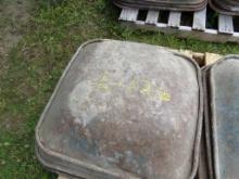 (5) Mud Pans, 28'' Square, 6-7'' Deep  (5 x Bid Price) (Outside)