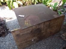 Butcher Block Work Bench Top-27'' X 60'' X 1 1/2'' and Homemade Steel Table