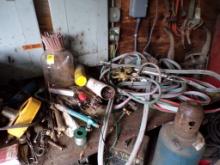 Contents Of Table Under Breaker Boxes, Torch Hoses, Torch Heads, Welding El