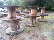 (6) Empty Cable Spools