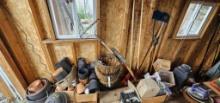 Group New Pots & Lawn Tools, Stone Rake, Edgers, Leaf Rakes, Weed Wackers,