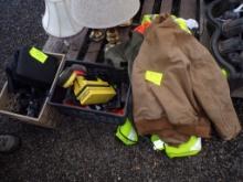 (2) Safety Flashlights, (2) Carhart Jackets, Safety Vests/Jackets And Milkc