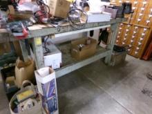 6' Wooden Work Bench with 6'' Bench Vise, No Name on Vise (Basement)