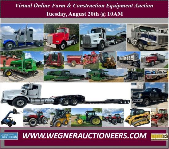 Virtual Farm & Construction Equipment Auction