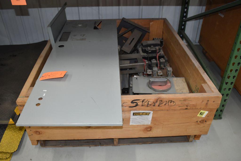 WOOD CRATE WITH GENERAL ELECTRIC FUSIBLE