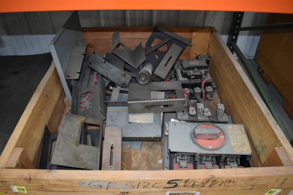 WOOD CRATE WITH GENERAL ELECTRIC FUSIBLE