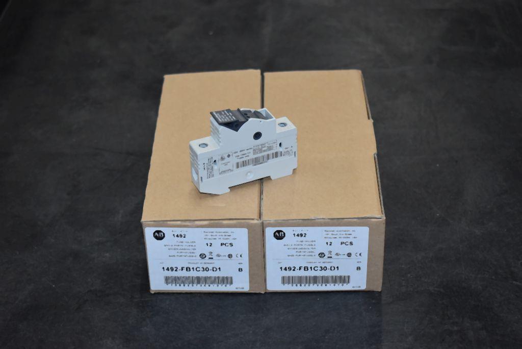 (2) ALLEN-BRADLEY 1492-FB1C30-D1, SERIES B,