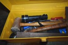 MASTER MECHANIC TOOL BOX WITH MISC. HAND TOOLS