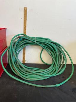 Storage boxes and Garden Hose