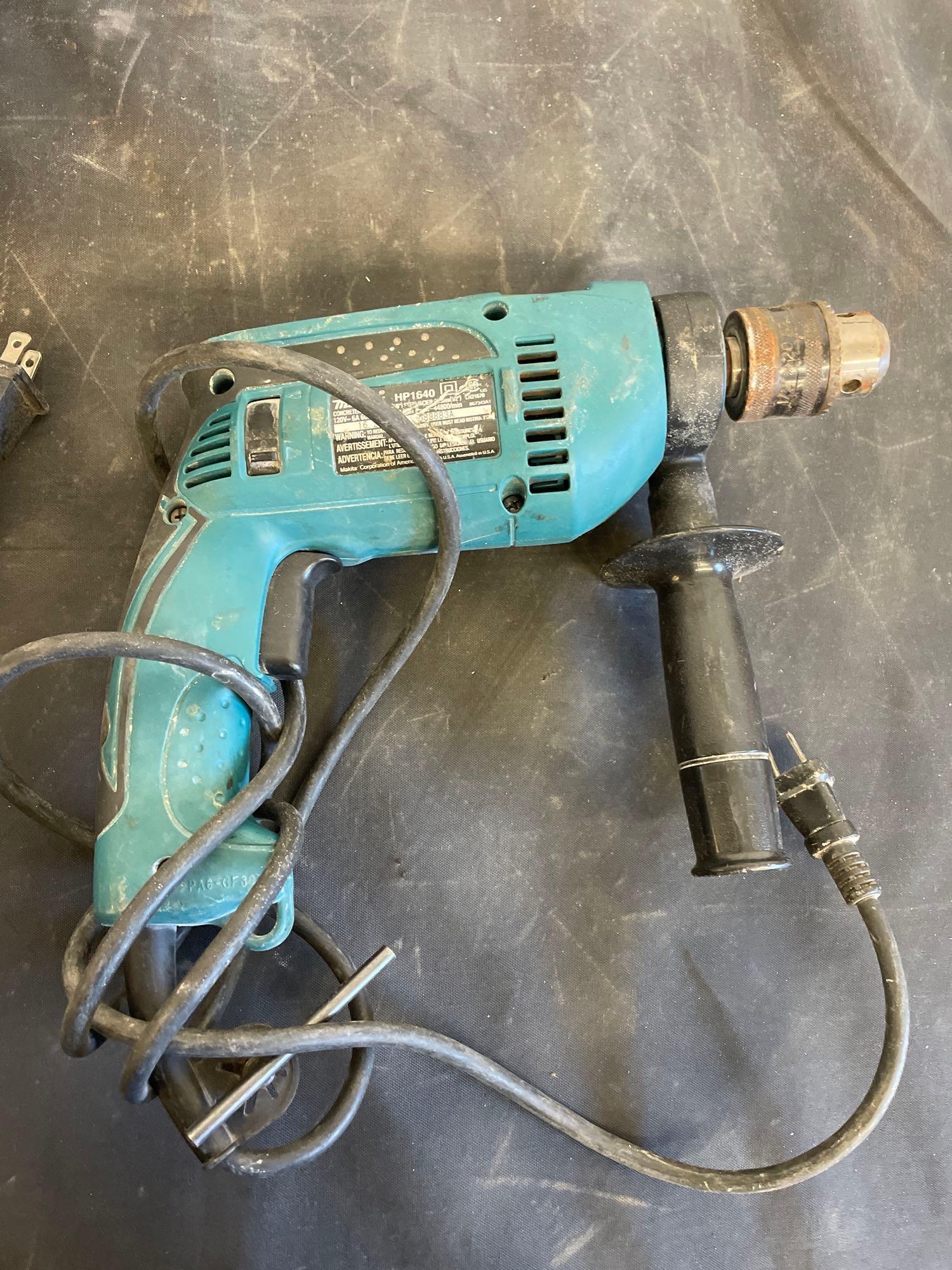 Ryobi circular saw and makita Hammer Drill