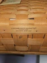 1995 large Longaberger basket double handles