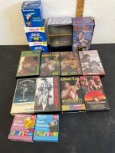 VHS Tapes and Fuji Film Color Disks