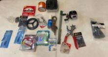 Fishing items, reel, Line, hooks and more