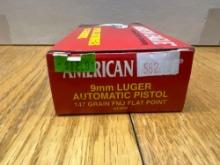 American Eagle 9mm Luger FMJ 50 cartridges