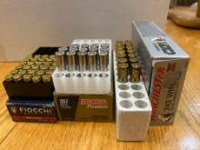 30 rounds of 9mm, 15 rounds of 357 mag, 14 rounds of 243win