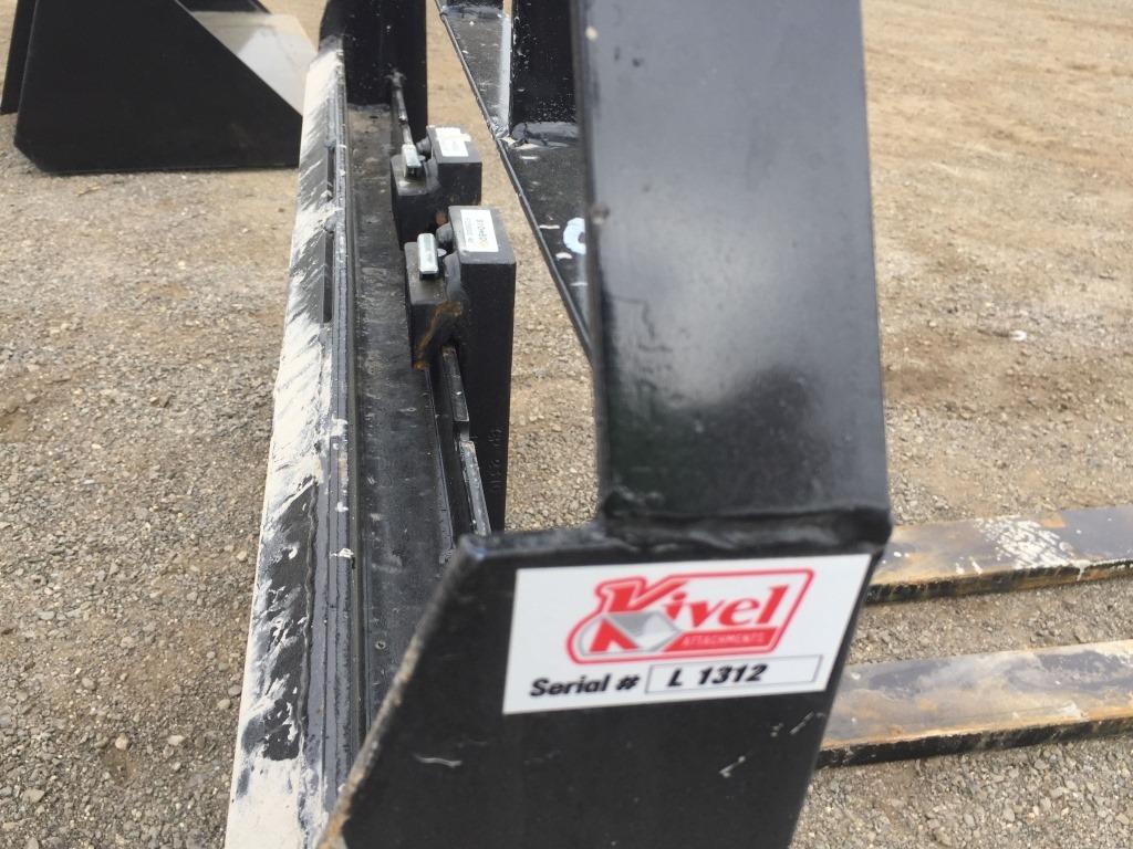 Unused Kivel 48in Forklift Carriage Attachment,