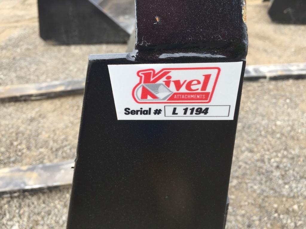 Unused Kivel 48in Forklift Carriage Attachment,