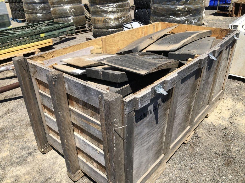 Crate of Heavy Duty Rubber Mats.