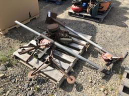 Pallet of Misc items, Including Mobile Home Jacks,