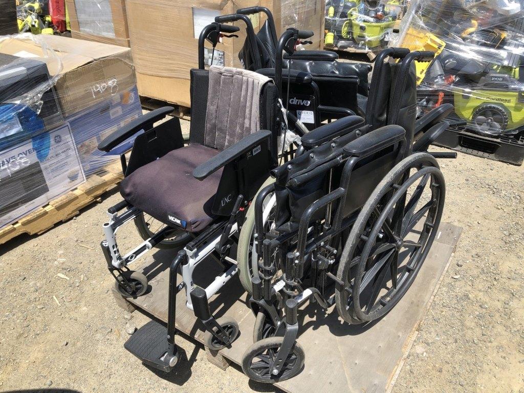 (3) Misc Wheelchairs.