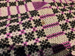 Vintage "Westbury" weave design Blanket Coverlet