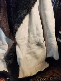 Vintage Fur Lined Giorgio Armani Jacket size 42
