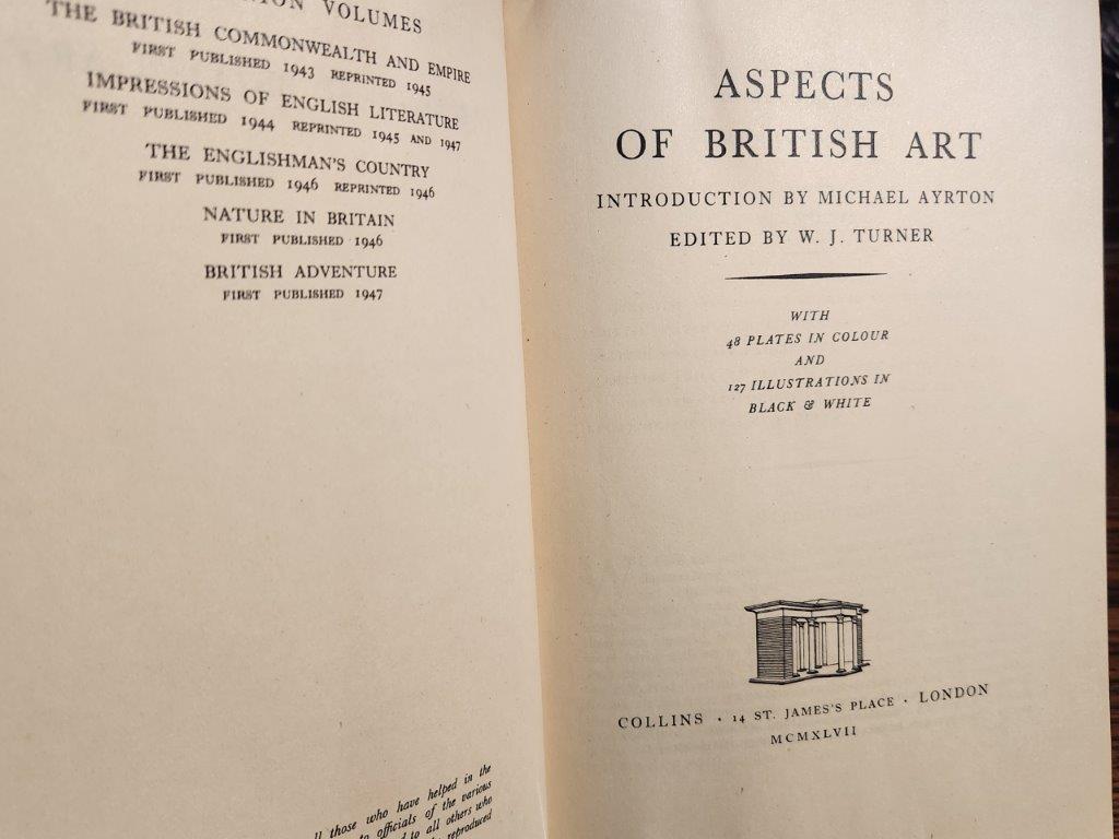 Books "British Craftsmanship", "Aspects of British Art"