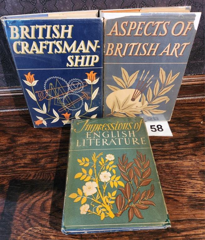 Books "British Craftsmanship", "Aspects of British Art"