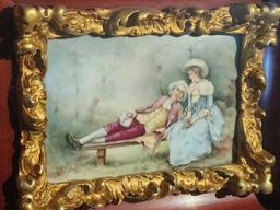 "Victorian Couple" Shadowbox Wall Art,