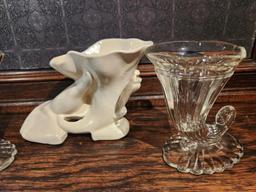 Vintage Nelson McCoy Pottery "Hand" Vase
