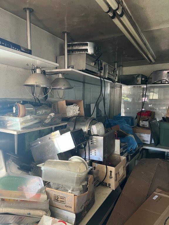 Contents of "Gyro Food Cart" up for bids