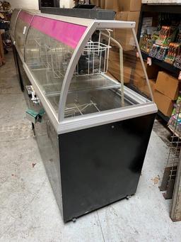 Ice Cream "Dipping" Cabinet and Racks
