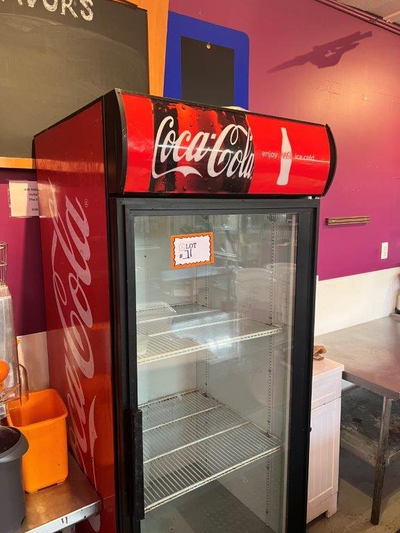 Coca Cola Glass Door Merchandising Refrigerator