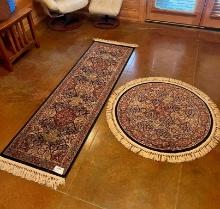 Verona Fringed Entry and Circle Area Rugs