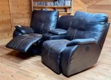 Pair Home Theater style Power Recliners