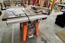 Ridgid 10 inch Cast Iron Table Saw with Manuals
