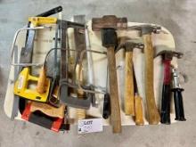 Collection Hand Saws, Hammers, and more