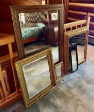 Collection of Framed Wall Mirrors various styles