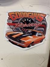 good guys racing metal sign