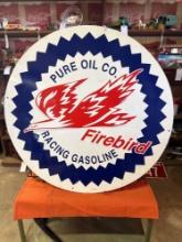 Pure Oil Co. metal sign