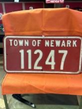 Metal Town of Newark sign