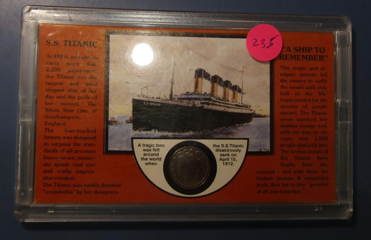 S.S. TITANIC SHIP TO REMEMBER COIN SET