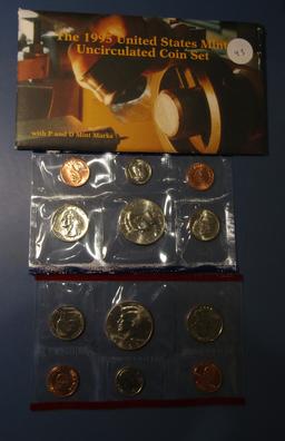 1995 UNCIRCULATED COIN MINT SET