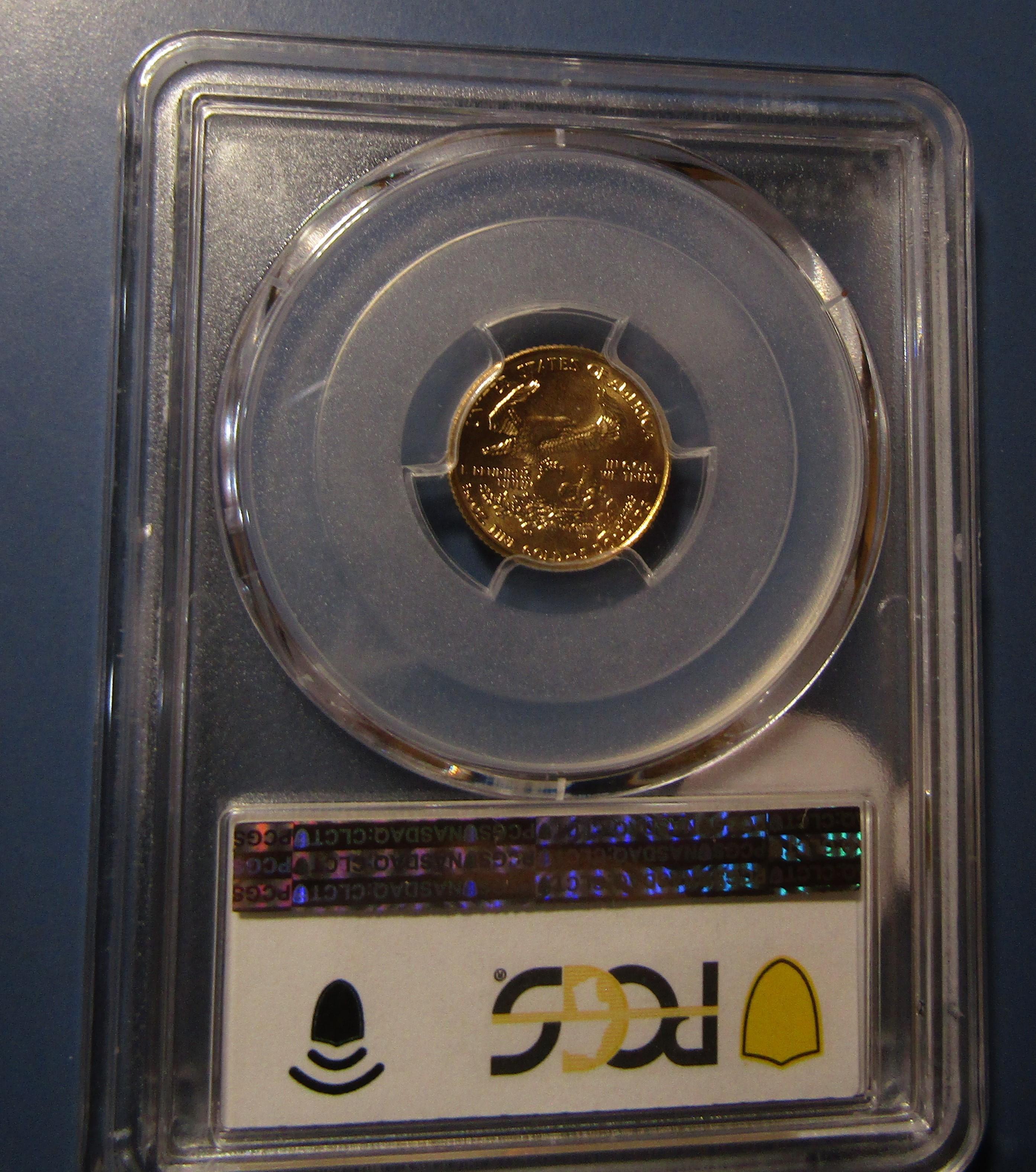 1999 $5.00 GOLD EAGLE PCGS MS-69