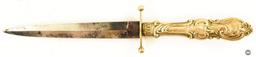 Civil War Era R.Lingard Sheffield Silver Handled Dagger