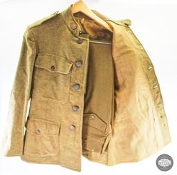 WWI US Army Winter Service Uniform - Cap, Jacket, Trousers