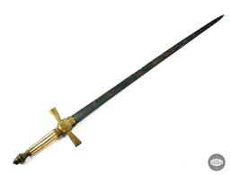 US Civil War Knight's Head Short Sword