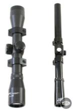 2 Rifle Scopes from Bushnell and Centerpoint with Scope Rings.